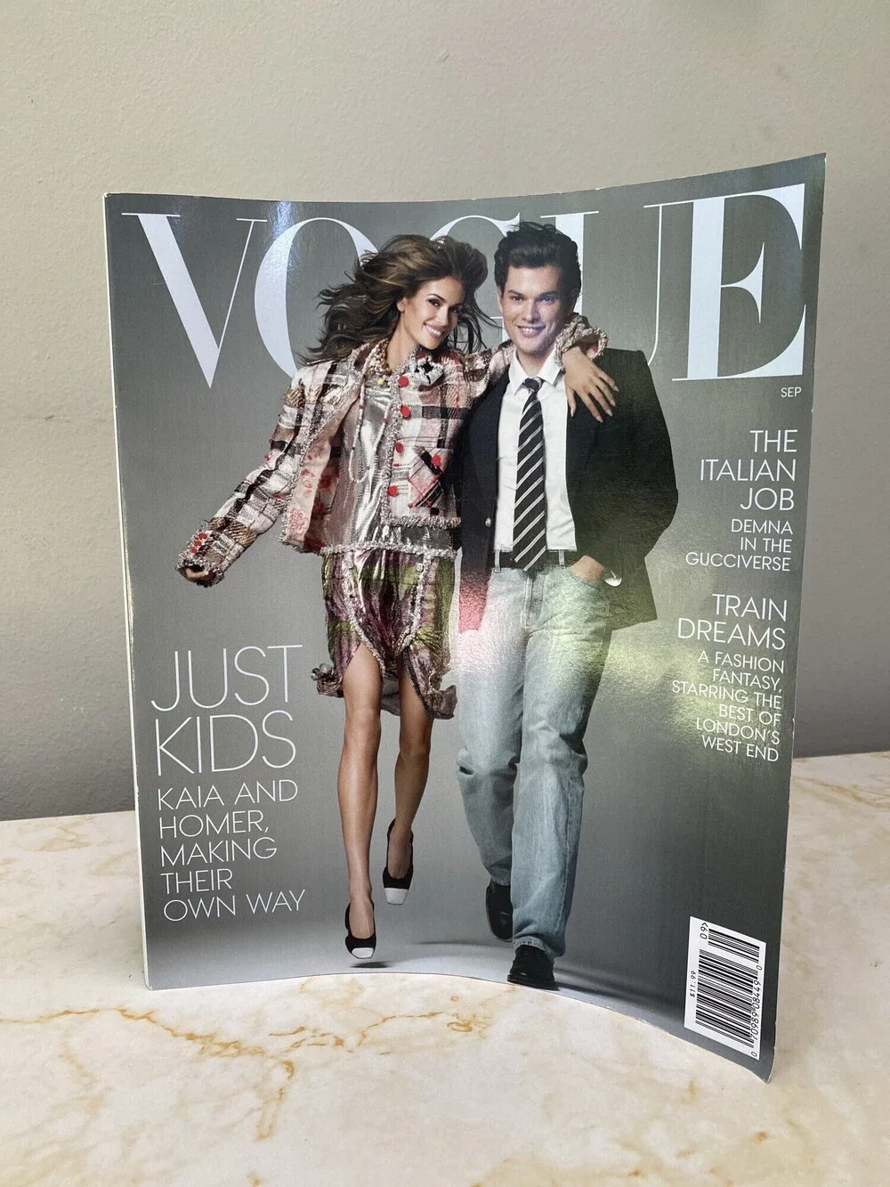 New Vogue September 2026 Kaia Gerber Homer Gere Just Kids Magazine